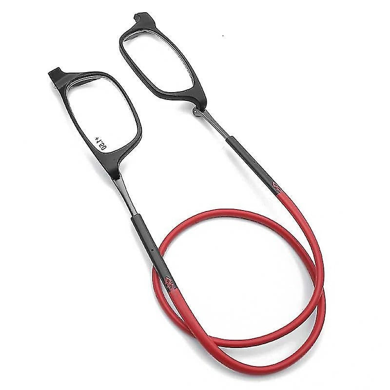 Magnetic Reading Glasses with Neck Hanging Design | Lightweight &amp; Comfortable for Easy Access +1,5