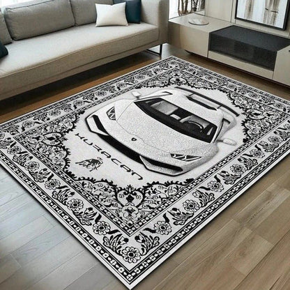 3D Car Illusion Area Rug