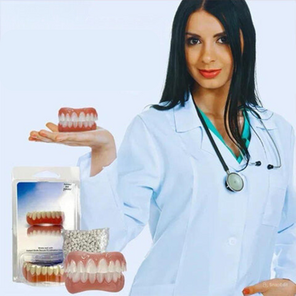 Biocompatible  Prosthesis Set for Pain-Free Fit and Natural Smile