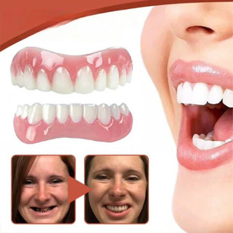 Biocompatible  Prosthesis Set for Pain-Free Fit and Natural Smile