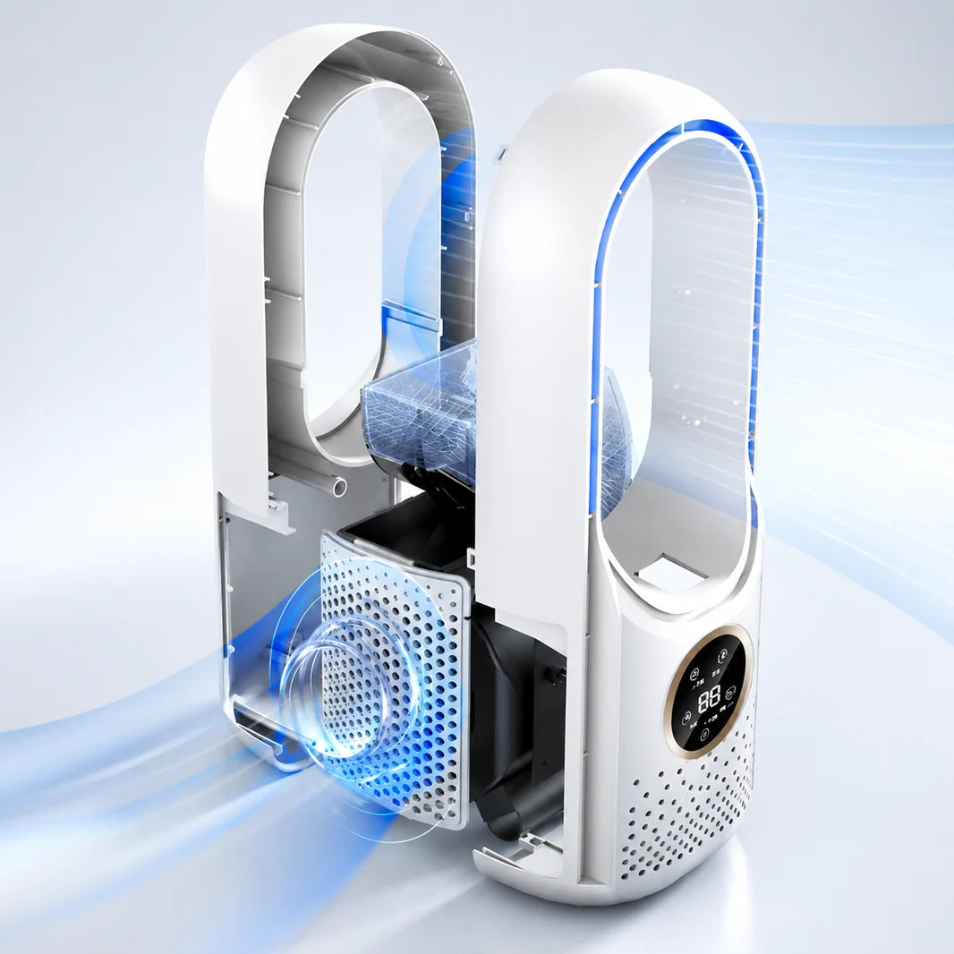 Portable AC Unit | Mini Air Conditioner with Bladeless Design | Energy Efficient for Small Spaces