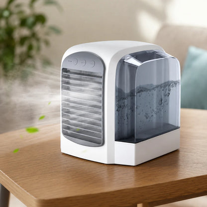 Portable Evaporative Cooler Fan with Oscillation &amp; Quiet Operation for Personal Comfort