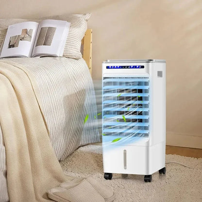 Portable Evaporative Cooler | Air Cooling Fan with Remote Control | Compact Design for Home and Office Comfort