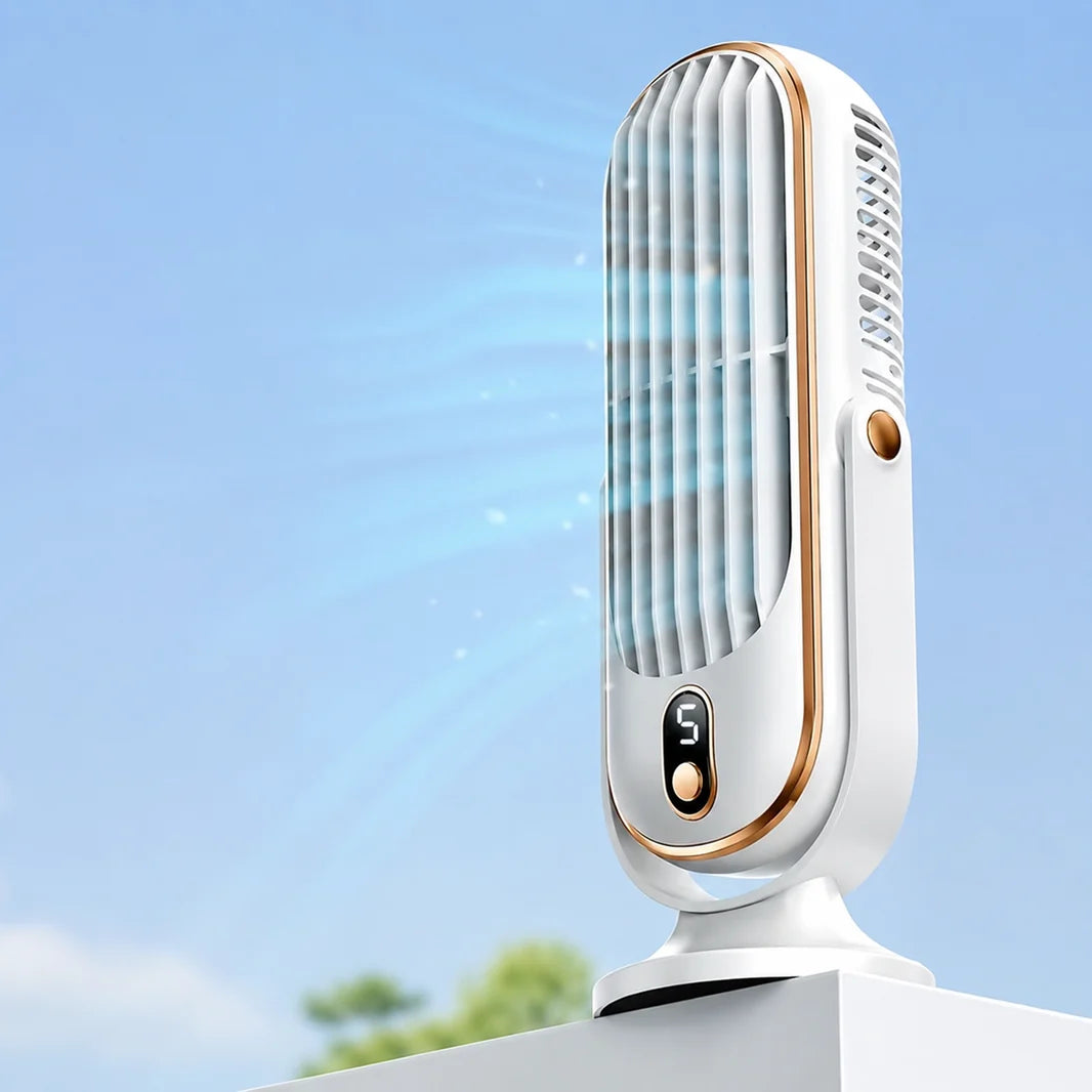 Portable Fan Series | Battery Operated Handheld Fan with USB Rechargeable Feature | Personal Cooling for Home and Travel