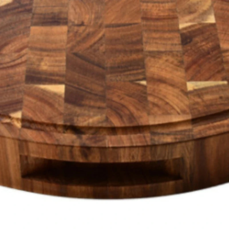 ButcherGrain | Thick round acacia butcher block