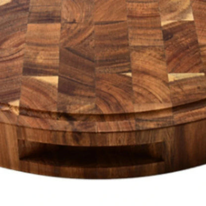 ButcherGrain | Thick round acacia butcher block