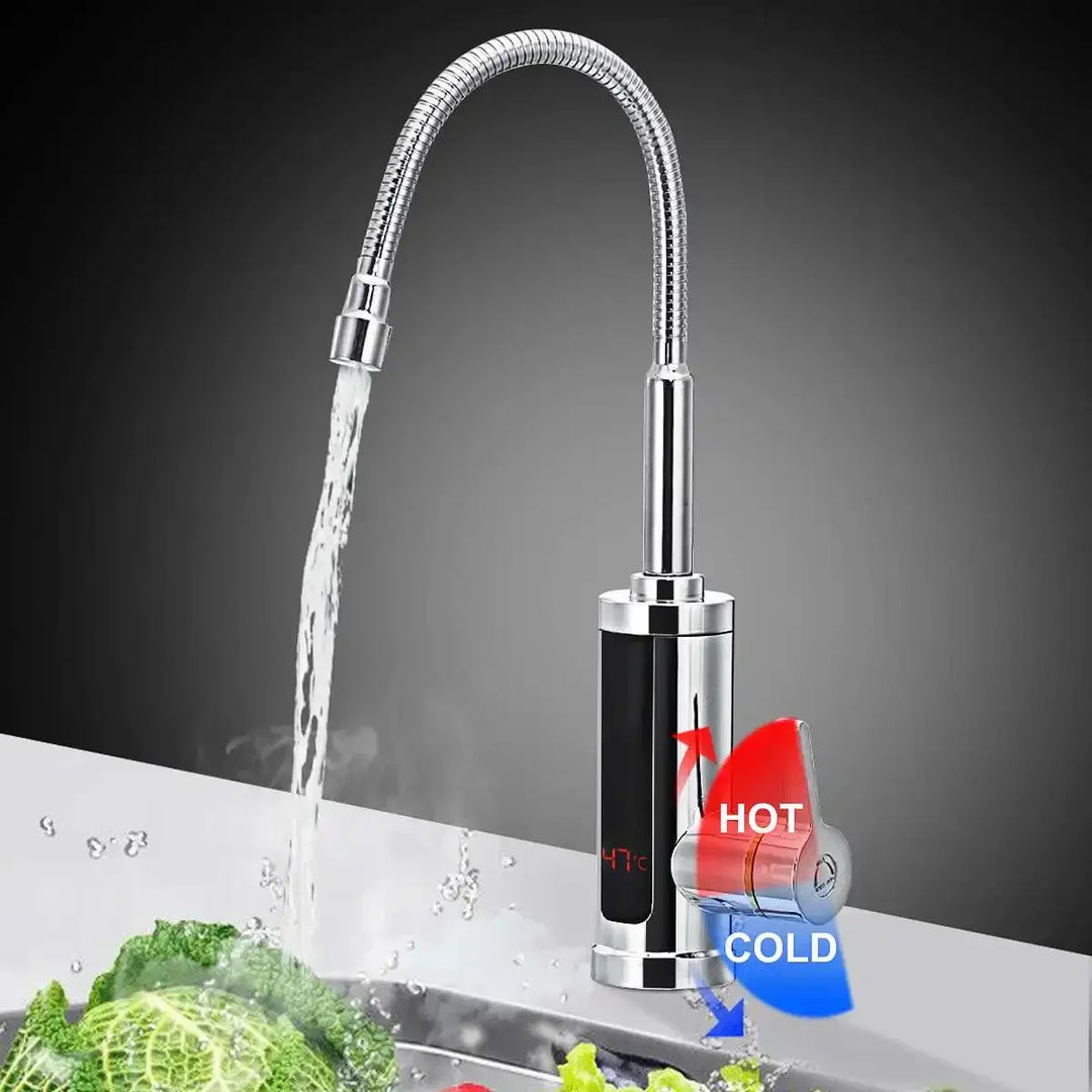 3000W Electric Kitchen Faucet with Instant Hot Water - FlowHeat