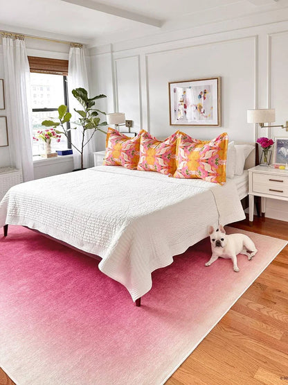 Pink Gradient Rug | Bowlift
