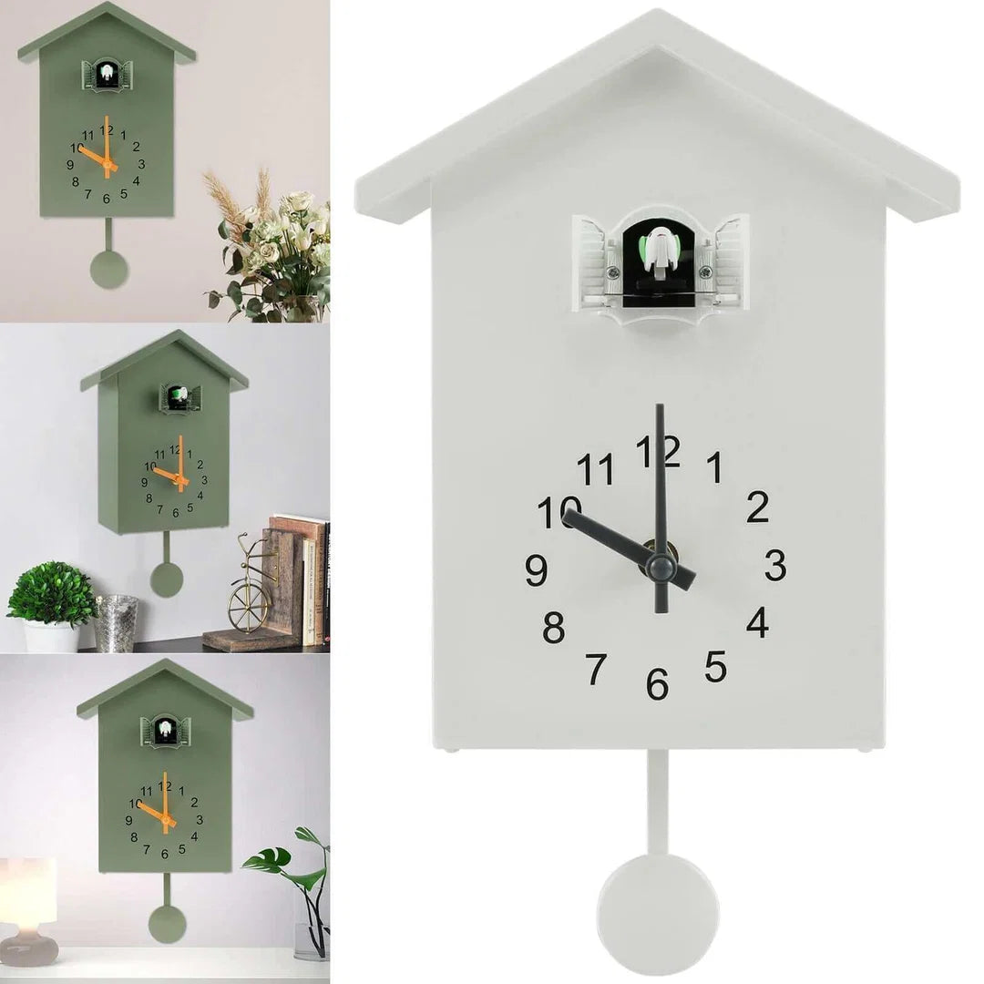 Contemporary Cuckoo Quartz Wall Clock