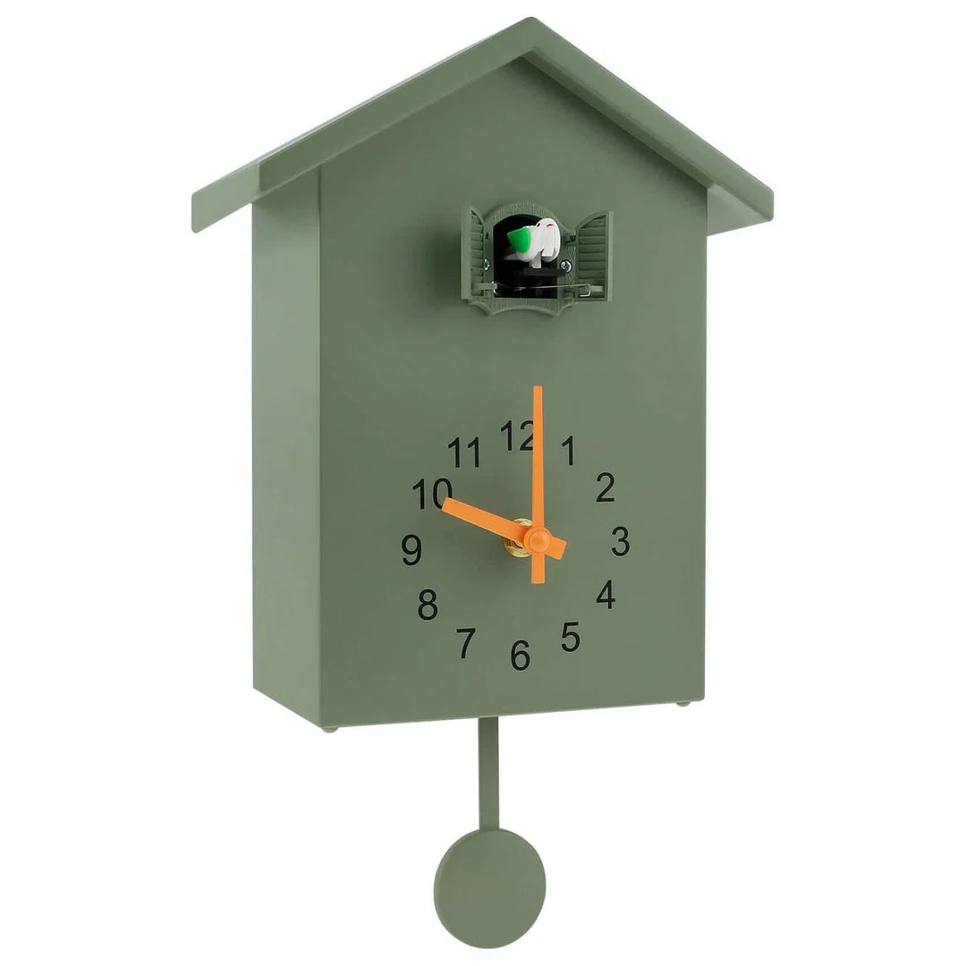 Contemporary Cuckoo Quartz Wall Clock