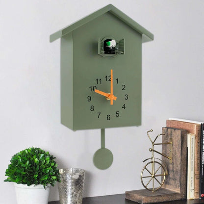 Contemporary Cuckoo Quartz Wall Clock