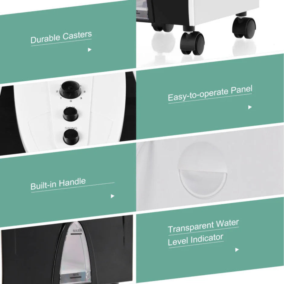 Smart Home | Portable Air Cooler with 4-in-1 Functionality | Efficient Cooling for Comfort