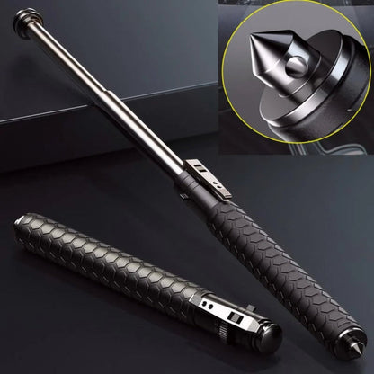 Automatic Self-Defense Walking Stick | Quick-Deploy Mechanism, Adjustable Height, Ergonomic Grip &amp; Enhanced Stability