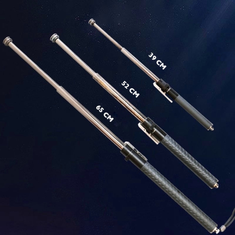 Automatic Self-Defense Walking Stick | Quick-Deploy Mechanism, Adjustable Height, Ergonomic Grip &amp; Enhanced Stability