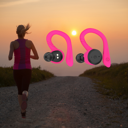 BowLift | Vega Waterproof Wireless Sport Earbuds – 20 Hours Playtime | Bluetooth 5.0, IPX7 for Swimming &amp; Fitness
