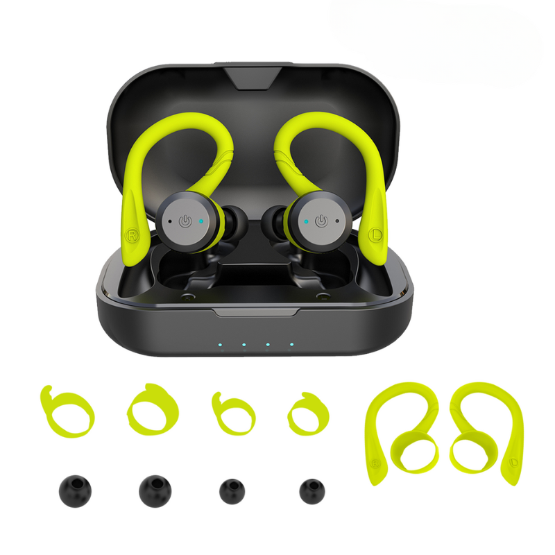 BowLift | Vega Waterproof Wireless Sport Earbuds – 20 Hours Playtime | Bluetooth 5.0, IPX7 for Swimming &amp; Fitness