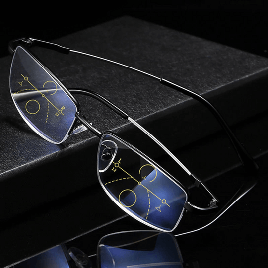 VisionPro | Multi-Focus Smart Glasses with Adaptive Blue Light Lenses | Seamless Vision for All Activities