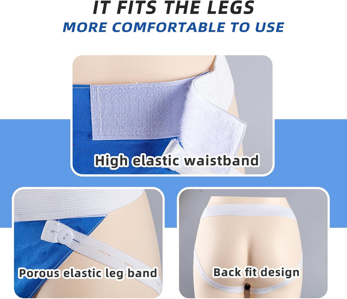 Wearable Urine Collector System with Adjustable Straps &amp; 1000 mL Capacity for Comfort and Convenience