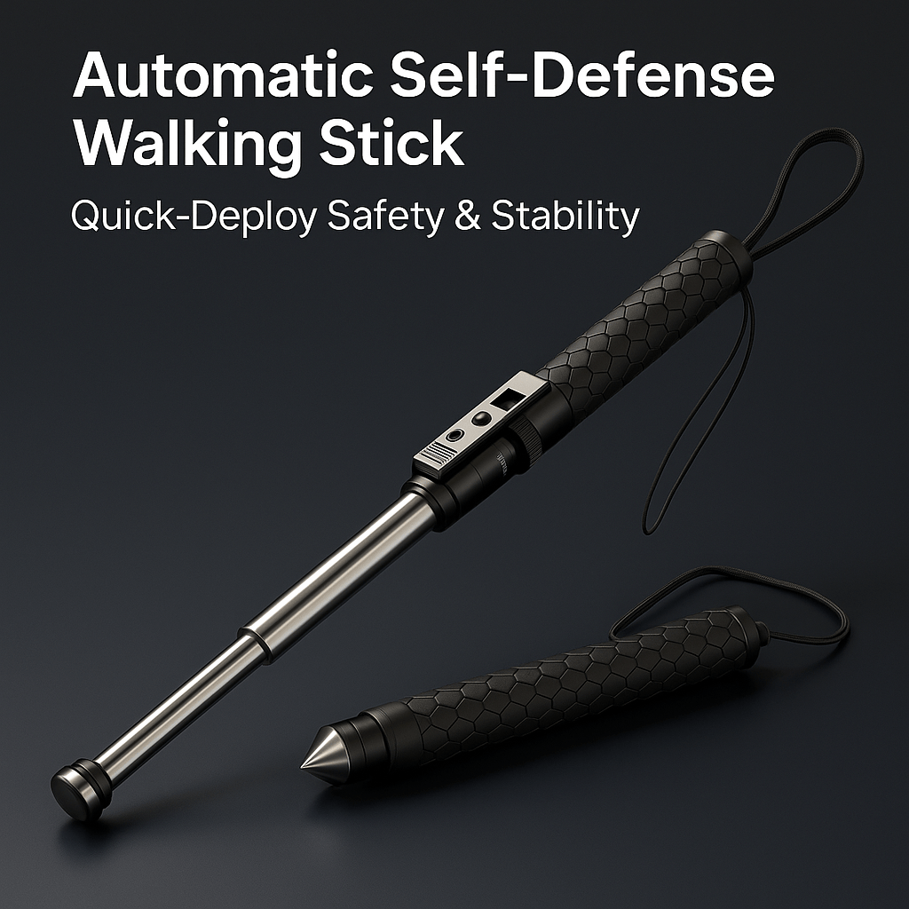 Automatic Defense Walking Cane | Enhanced Balance Support