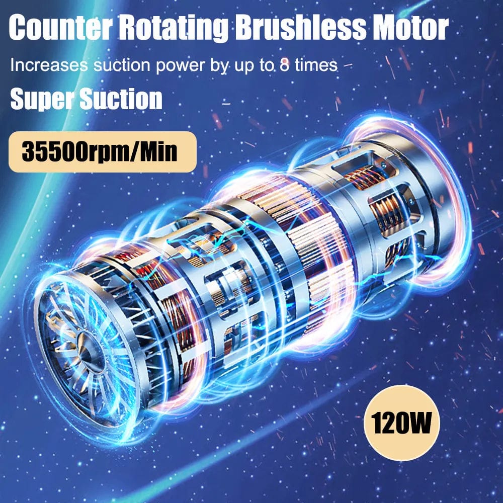 BowLift | Car Vacuum Cleaner - Powerful and Compact Car Vac for Quick Cleaning