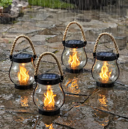 USB Rechargeable Rope Lantern with Light Sensor