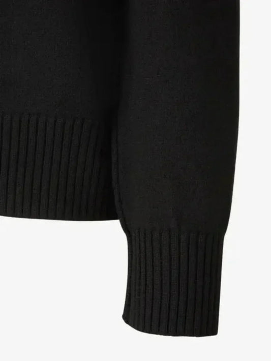 Luksuriøs unisex pullover ikonisk hjerte design