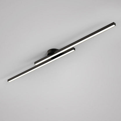 Modern Aluminium Semi Flush Mount LED Ceiling Light
