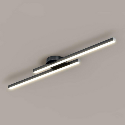Modern Aluminium Semi Flush Mount LED Ceiling Light