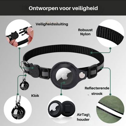 Cat GPS Tracker Collar with Reflective Design