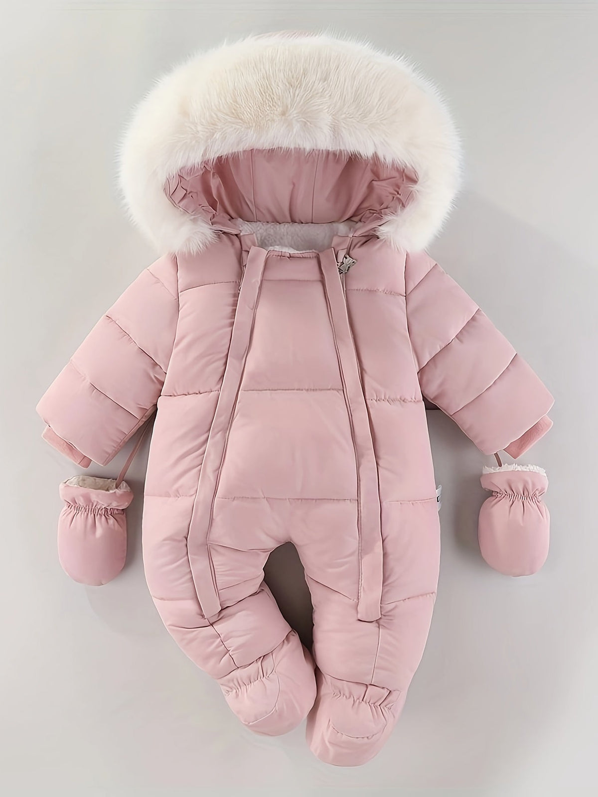 Unisex Baby Winter Romper &amp; Jumpsuit – Cozy Hooded Outfit for Cold Weather