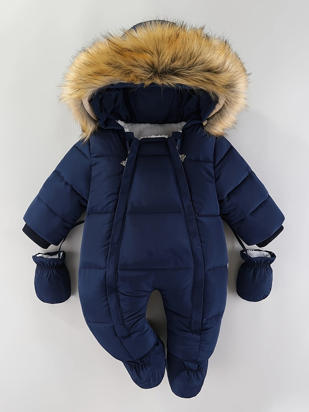 Unisex Baby Winter Romper &amp; Jumpsuit – Cozy Hooded Outfit for Cold Weather