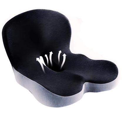 Unisex Ergonomic Memory Foam Seat Cushion for Pain Relief